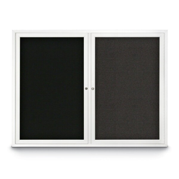 Corkboard, 96"x48", Black/Black